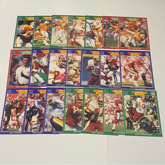 1989 - 1990  Pro Set Football Cards Lot of 104 Cards Vintage - Picture 3 of 10